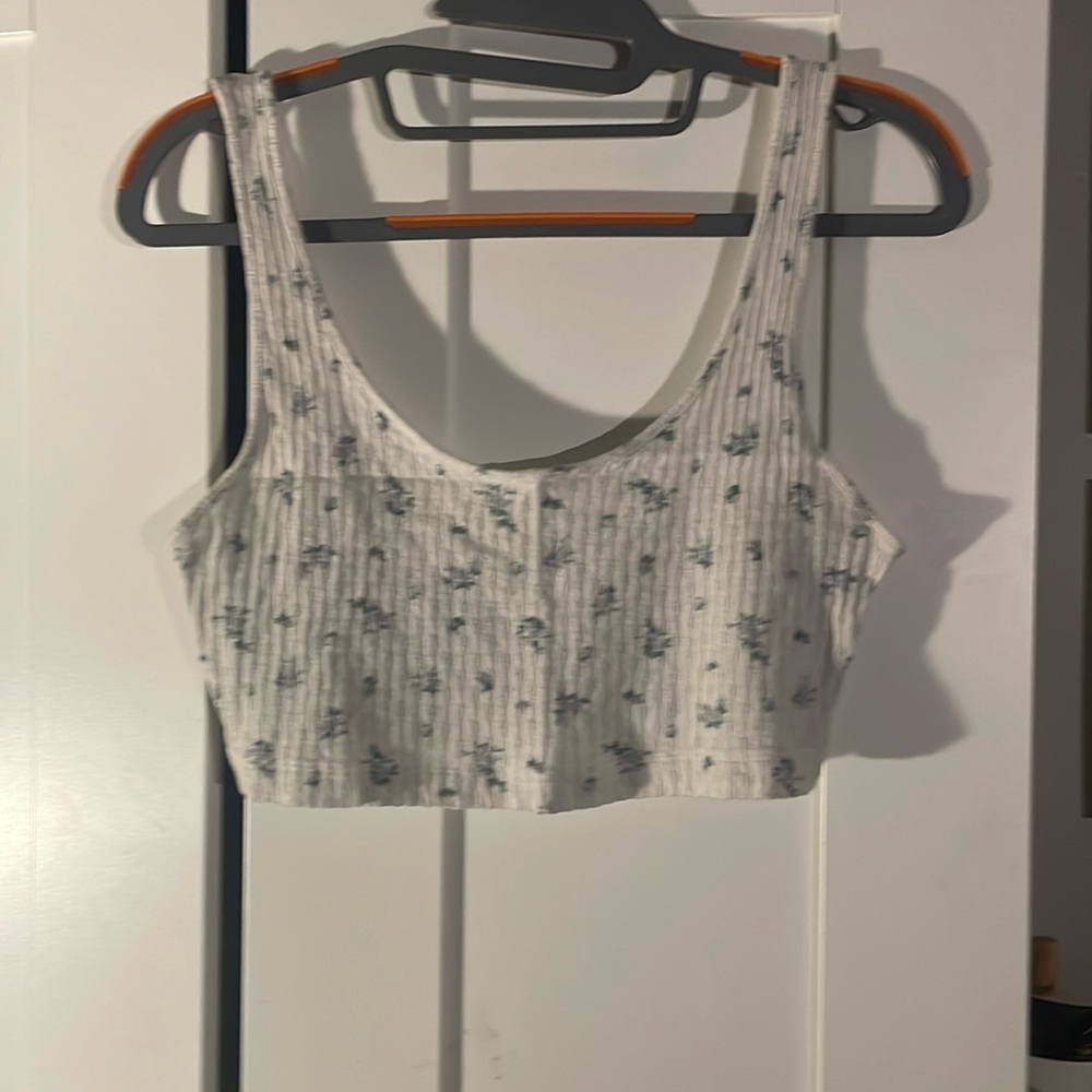White Crop Tank